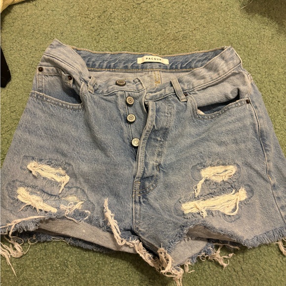 Women’s Pacsun Jean Shorts Set of 4 Size 26 Waist - Picture 7 of 12